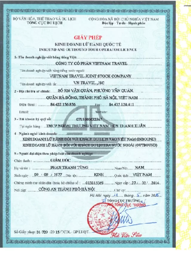   Du lịch Việt Nam Travel - Đồng hành cùng cuộc sống và khám phá những vẻ đẹp