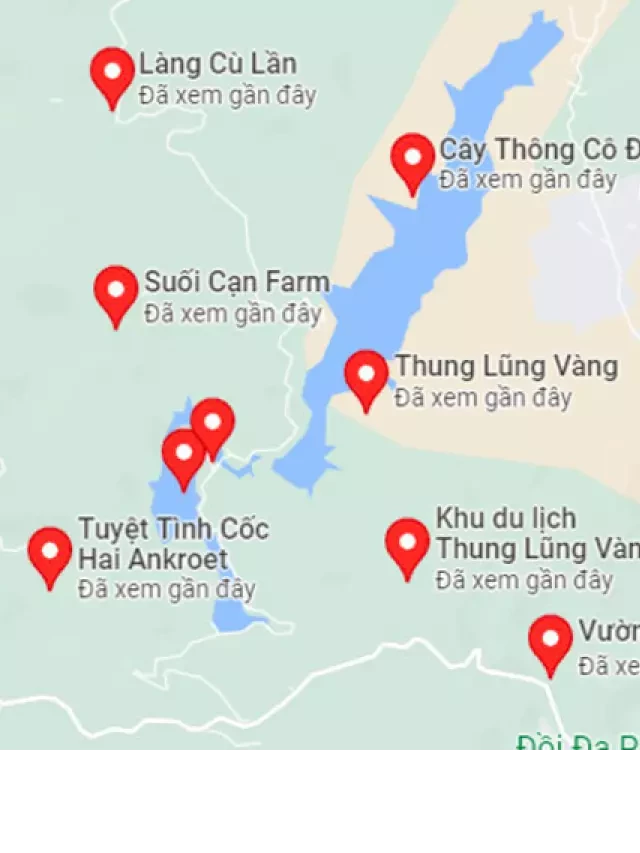   Bản đồ du lịch Đà Lạt mới nhất: Khám phá địa điểm, ẩm thực và thiên nhiên tươi đẹp