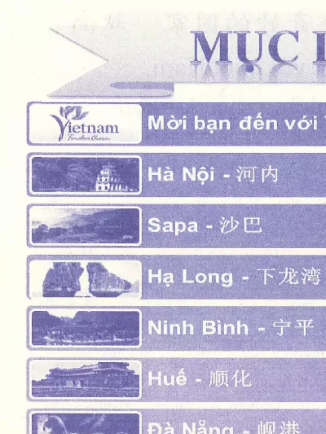   Du lịch Việt Nam - Ẩm thực và cảnh điểm