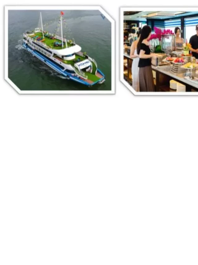   Du thuyền Queen Cruise 5 Sao: Trải Nghiệm Hàng Sùng Sốt và Chèo Kayak Hang Luồn
