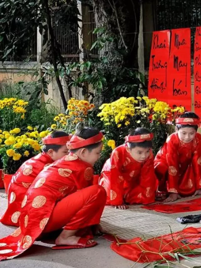   Lễ hội Tết Nguyên đán truyền thống - Nét văn hoá Việt