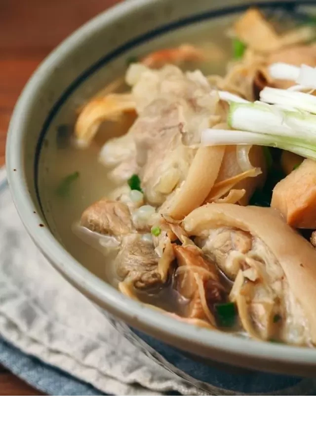   Món Tết: Cách làm CANH MĂNG (Móng giò - Sườn)