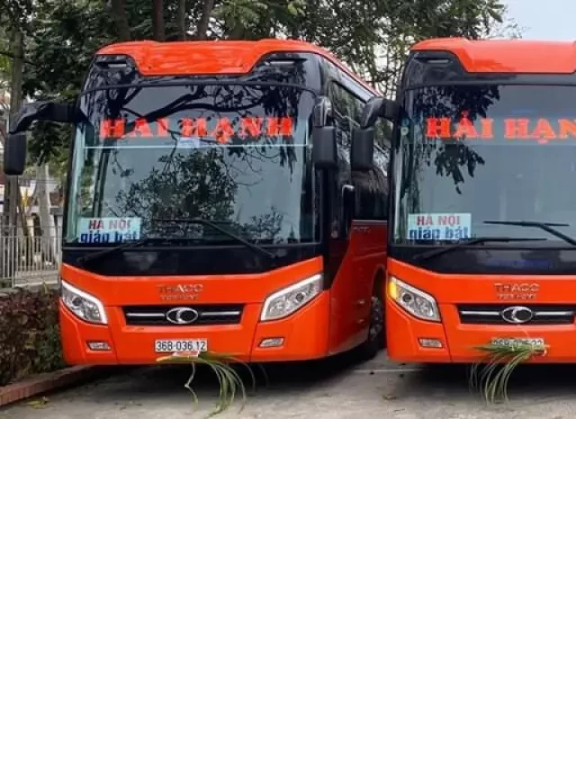  Top 6 xe khách Hà Nội đi Sầm Sơn: Lựa chọn tốt nhất cho chuyến du lịch