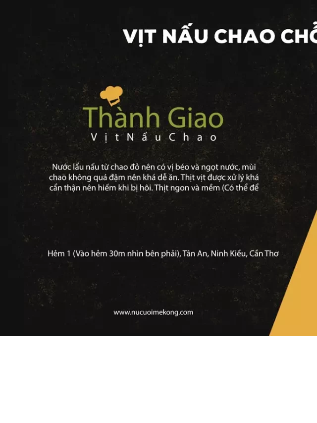   Lẩu vịt nấu chao Cần Thơ – Khám phá những quán ngon tuyệt vời