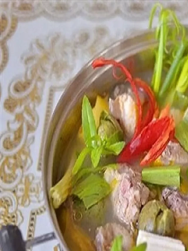   Cả nhà thích mê với món canh vịt nấu me