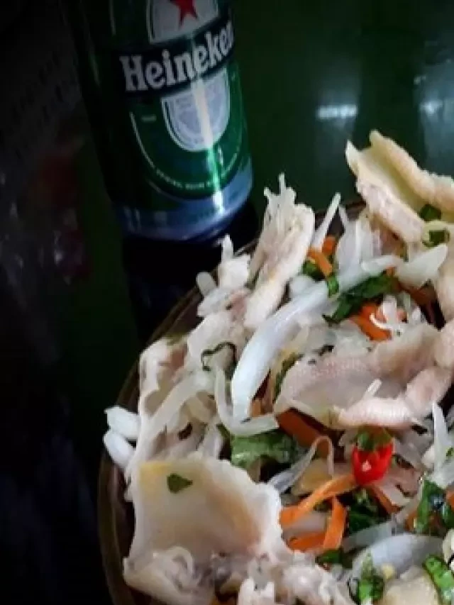   Cách làm nộm chân vịt rút xương ngon tuyệt