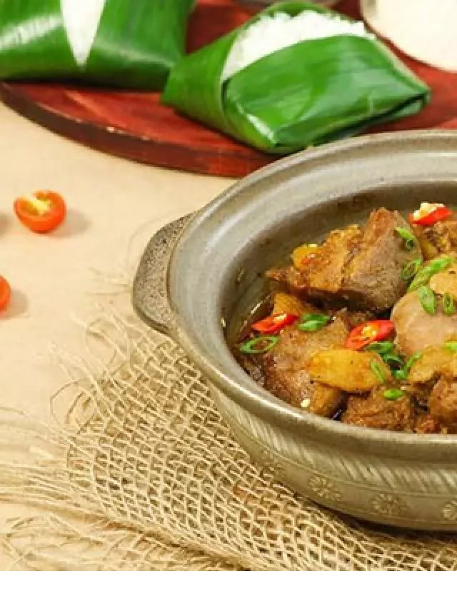   Cách làm vịt kho gừng đậm đà cho ngày Tết