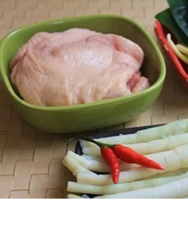   Cơm ngon hơn với thịt vịt xào măng trúc