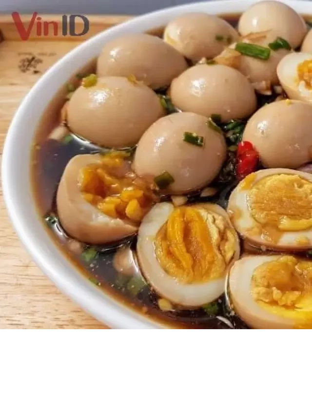   Đổi vị với món trứng kho tiêu ăn hoài không ngán
