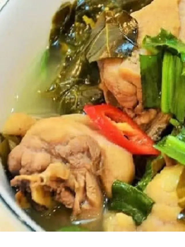   Lẩu gà lá giang - tăng thêm hương vị vàng của thực đơn gia đình