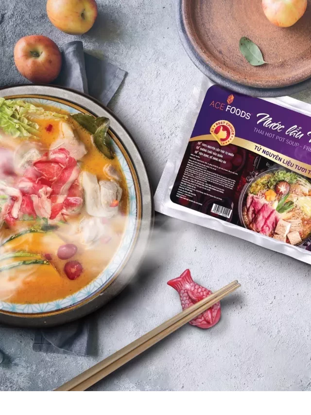   Nước Lẩu Thái Cô Đặc 550g - Tạo nên sự hấp dẫn đích thực