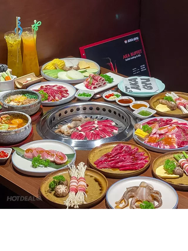   Buffet Premium Nướng &amp; Lẩu Gần 80 Món Chuẩn Nhật - Nhà Hàng Aka Gyu