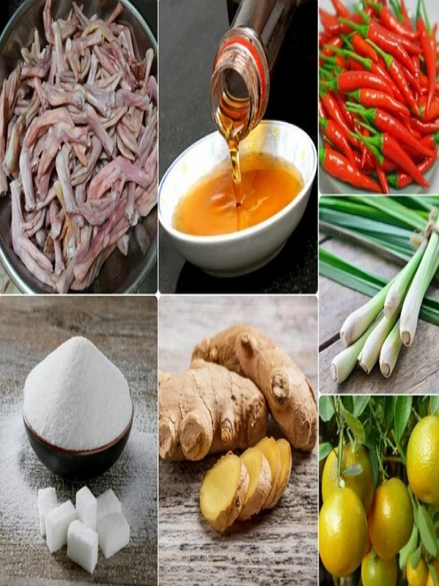   Cách làm chân vịt ngâm sả ớt chua ngọt, đơn giản, thơm ngon khó cưỡng­