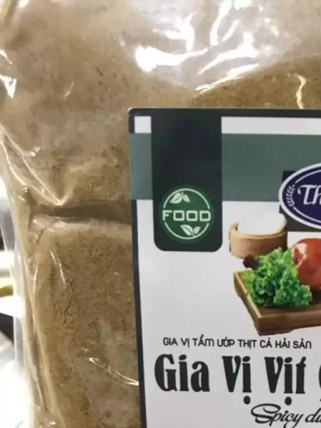   Gia vị vịt quay: Tạo hương vị hấp dẫn cho món quay vịt
