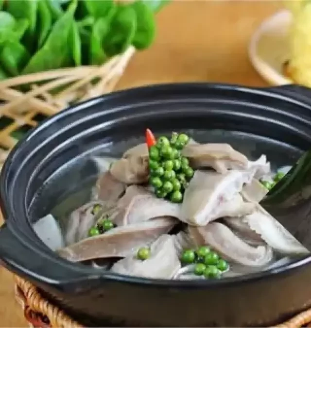   Đổi gió với công thức nấu lẩu bao tử hầm tiêu xanh đậm đà thấm vị