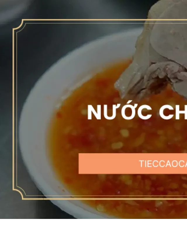   Hướng dẫn làm nước chấm vịt luộc ngon - Món ăn đặc biệt cho những buổi tiệc