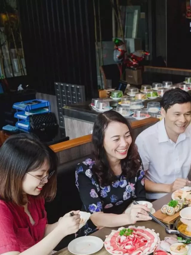   Lữu ngay 5 nhà hàng lẩu băng chuyền Hà Nội ngon nức tiếng, ai cũng mê