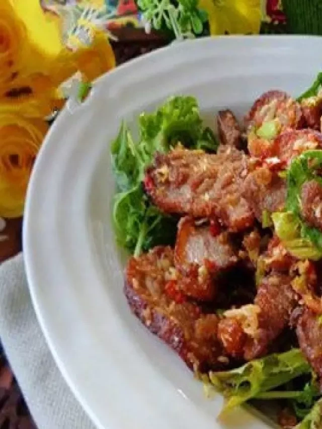   Vịt chiên cay: Bữa cơm hấp dẫn không thể bỏ qua