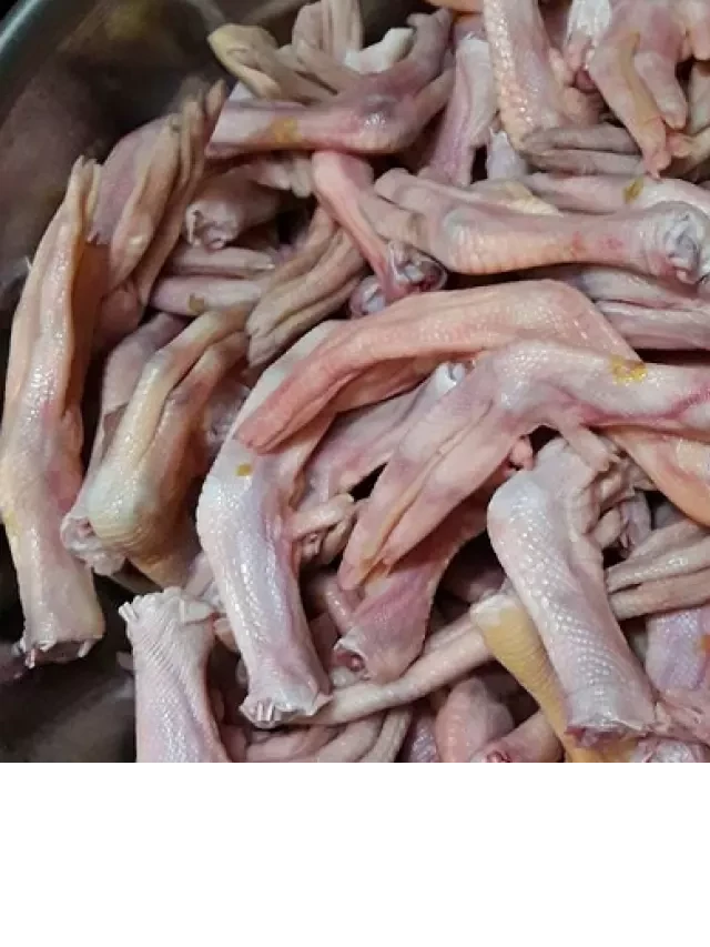   Cách làm món nộm chân vịt rút xương ngon giòn giòn như ngoài hàng