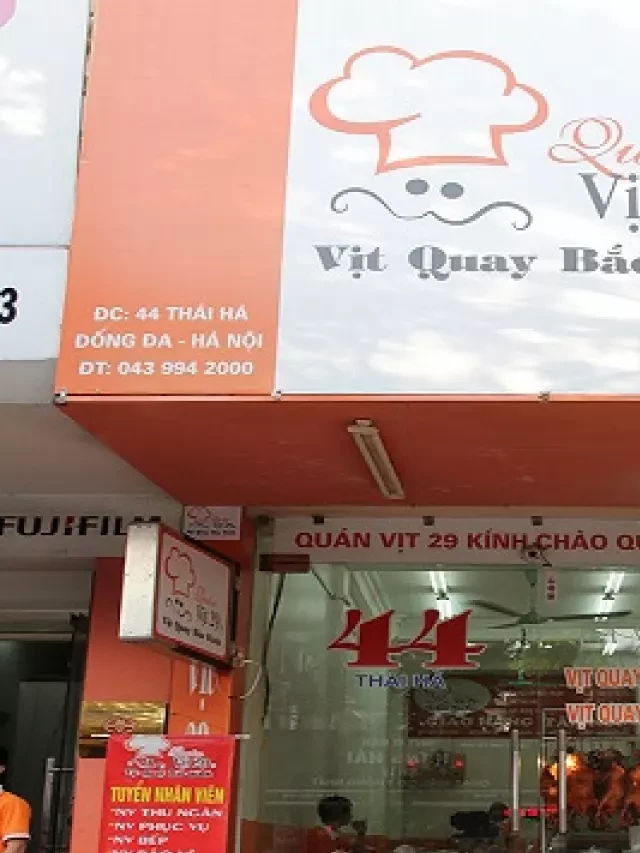   Vịt 29 - Địa chỉ vịt quay giao hàng tận nơi Hà Nội nhất định phải thử