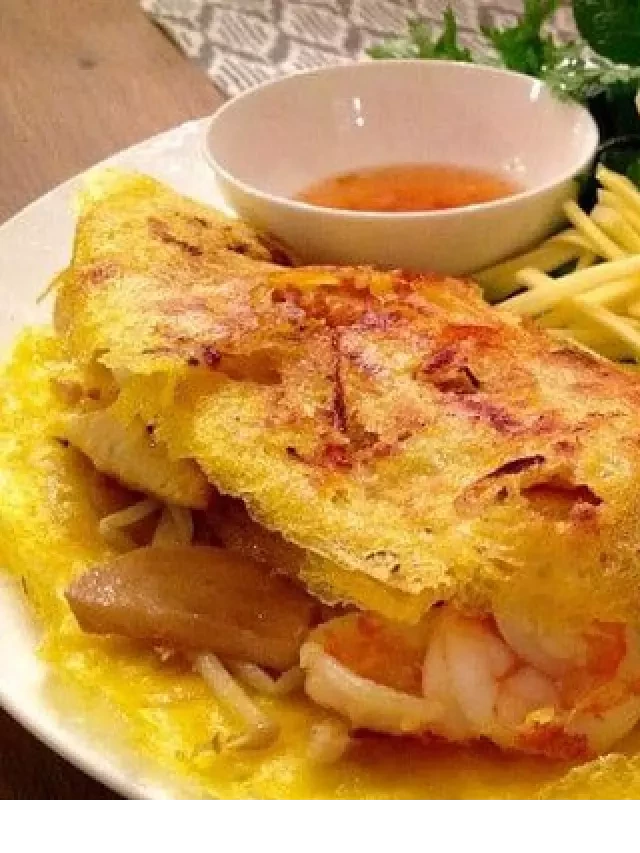   Bật mí 2 cách làm bánh xèo miền Tây vàng giòn, hấp dẫn khó quên