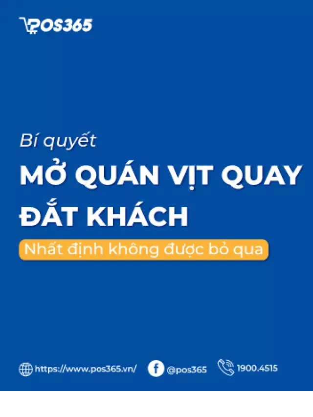   Bí quyết mở quán vịt quay đắt khách nhất định không được bỏ qua
