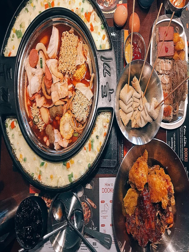   Các nhà hàng Buffet tokbokki nổi tiếng