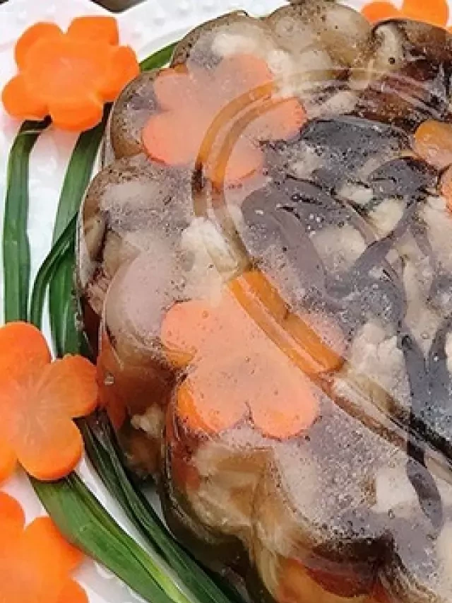   Công thức nấu món thịt đông ngan đong đầy vị Tết