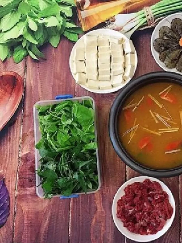   Duy nhất 13 loại rau này ăn kèm với lẩu thái hải sản