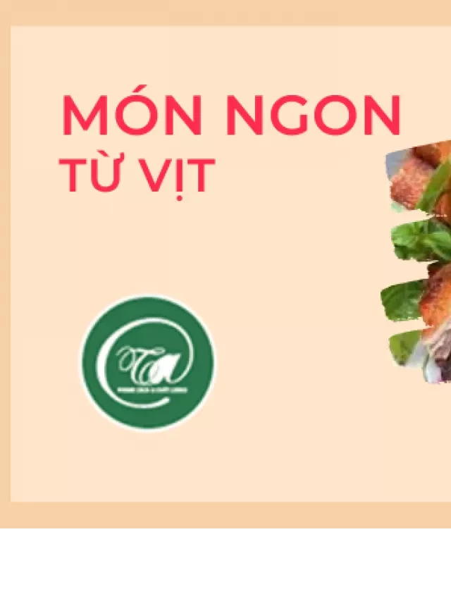  Thịt vịt nấu món gì ngon?