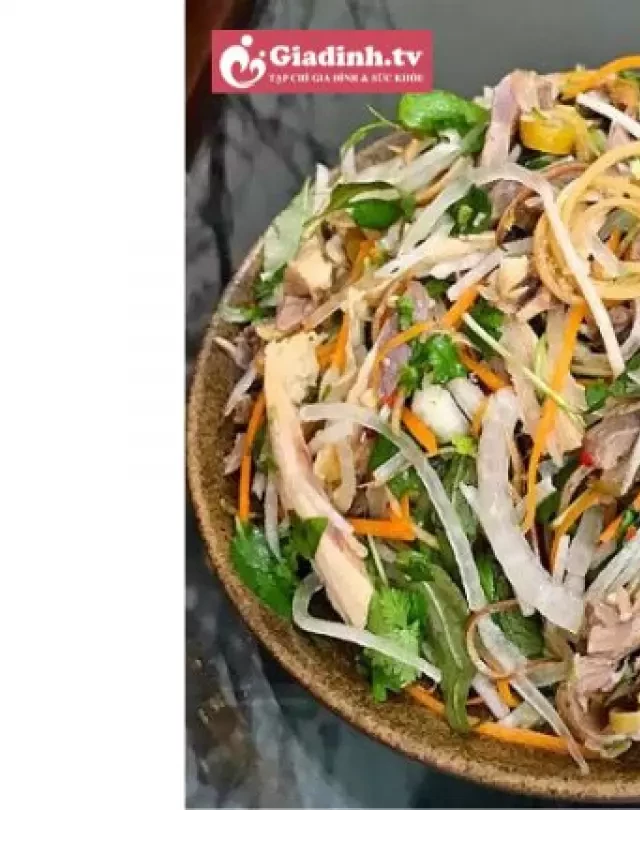   Cách làm món vịt nộm thập cẩm thơm ngon, ăn rất cuốn lưỡi