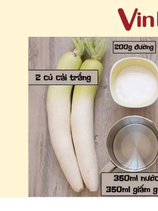   Hé lộ 7 bí quyết làm củ cải muối giòn ngon tại nhà