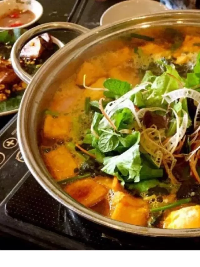   Cách làm lẩu riêu cua thập cẩm thơm ngon, ăn là nghiền
