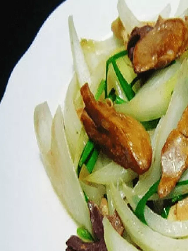   Lòng vịt xào hành tây - Món ngon mới lạ cho bữa ăn