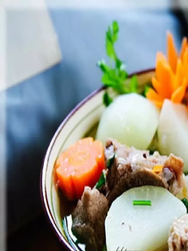   Vịt hầm củ cải - Món ngon bồi bổ cơ thể tuyệt vời