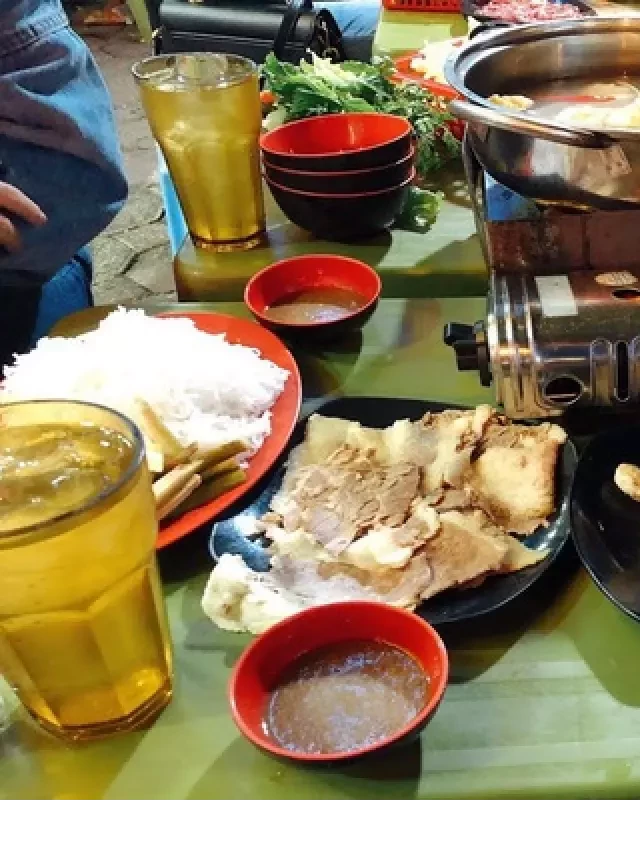   Ăn tại quán Bò Nhúng Dấm Thái Phiên – đậm vị ngon hấp dẫn