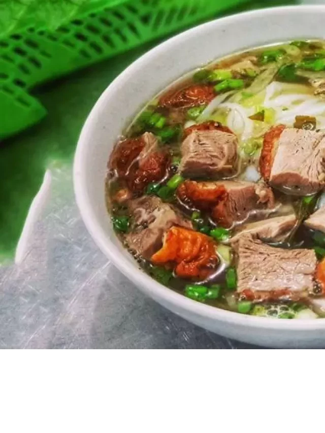   Đặc sản vùng núi: Những quán phở ngon ở Cao Bằng