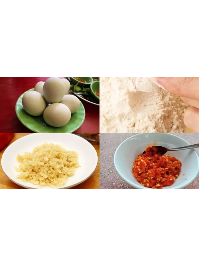   Cách làm hột vịt lộn chiên nước mắm ngon đậm đà cực hấp dẫn
