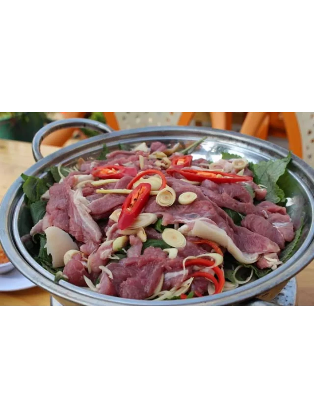   Cách nấu chân dê, thịt dê hầm sả hấp dẫn cho gia đình
