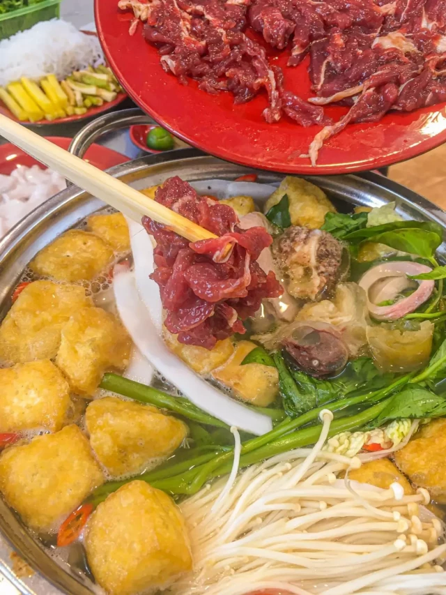   Gọi tên 15 quán lẩu bò nhúng dấm Hà Nội ngon hết sảy