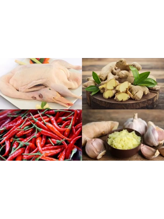   Trổ tài làm bếp với cách làm vịt kho gừng đơn giản, hương vị đậm đà đưa cơm