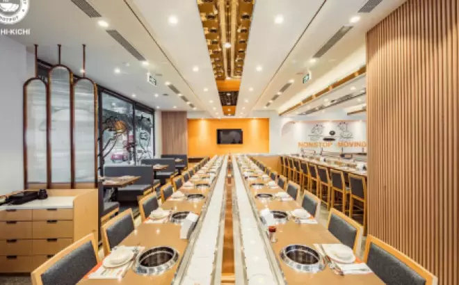 Kichi Kichi - Trải nghiệm lẩu băng chuyền Nhật Bản tuyệt vời tại Vincom