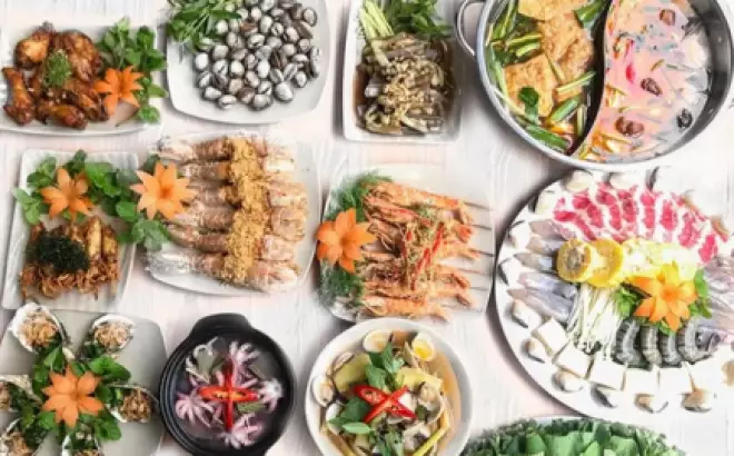 Hải sản tại Tadifar: Ăn càng đông, giá càng rẻ!