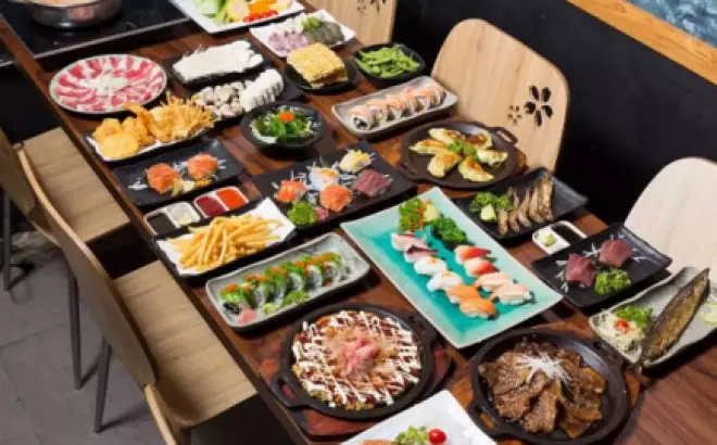 Nhà hàng buffet Nijyu Maru - Buffet Vincom Quận 9 ngon rẻ