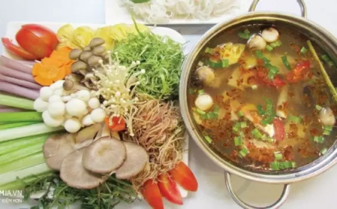 Cách nấu lẩu chua cay Nam Bộ ngon ngây ngất